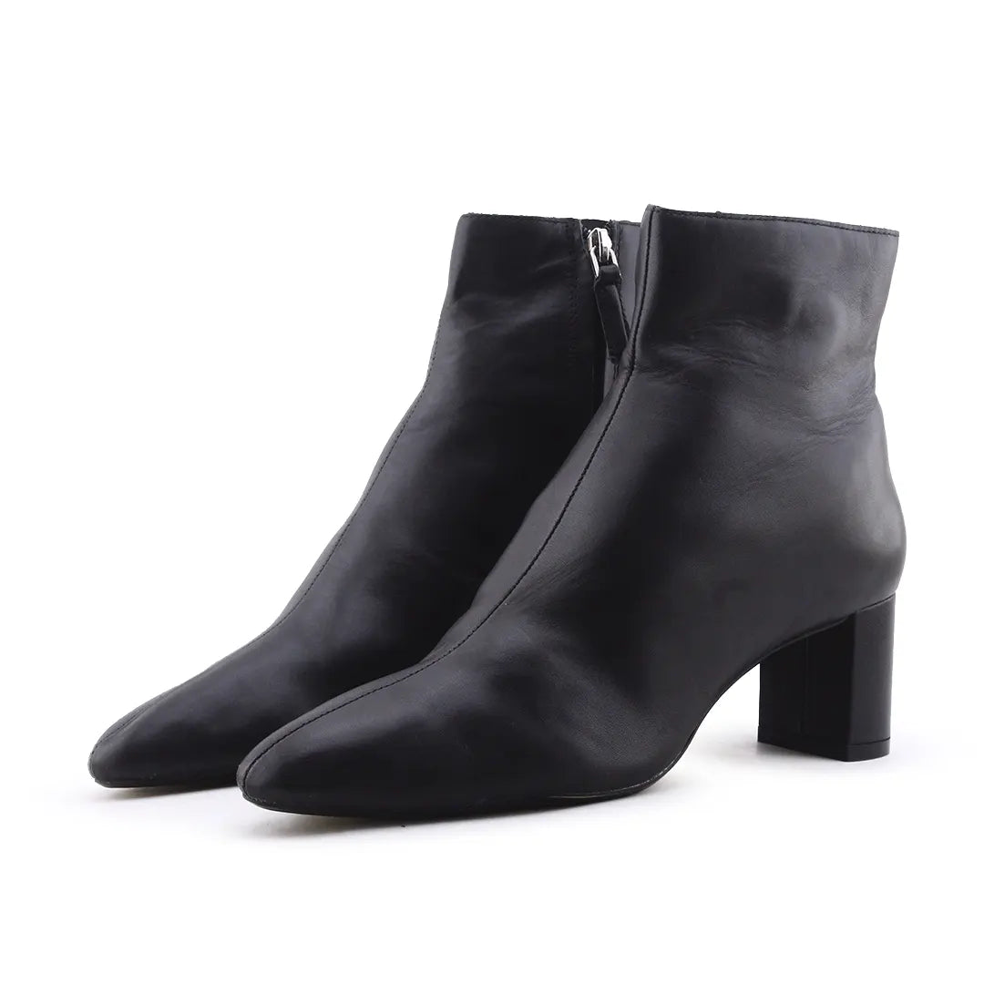 Zara Zipper Ankle Boot | 100% Authentic Leather
