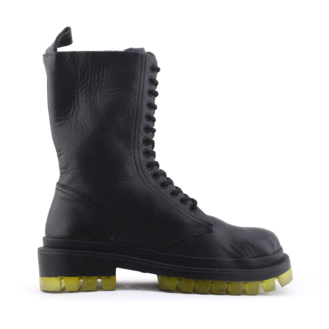 Zara Zipper Lace Up Ankle Boots | 100% Authentic Leather