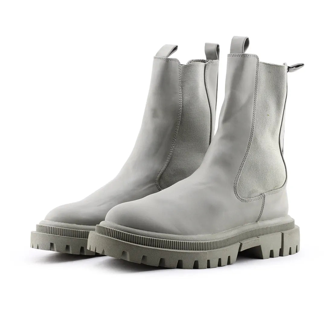 Bershka Stretchable Ankle Boot | 100% Authentic Leather