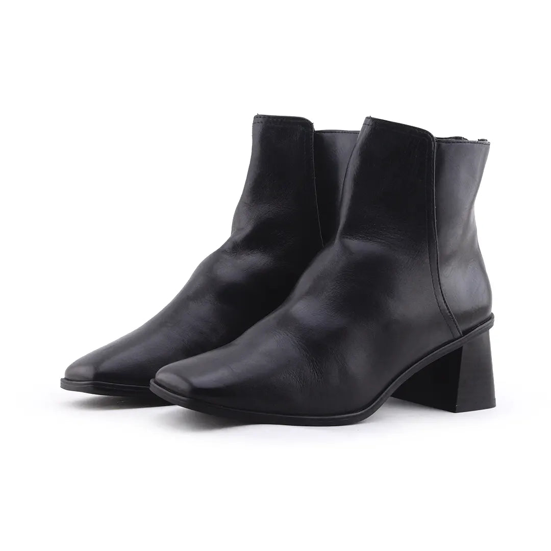 Mango Zipper Ankle Boot | 100% Authentic Leather