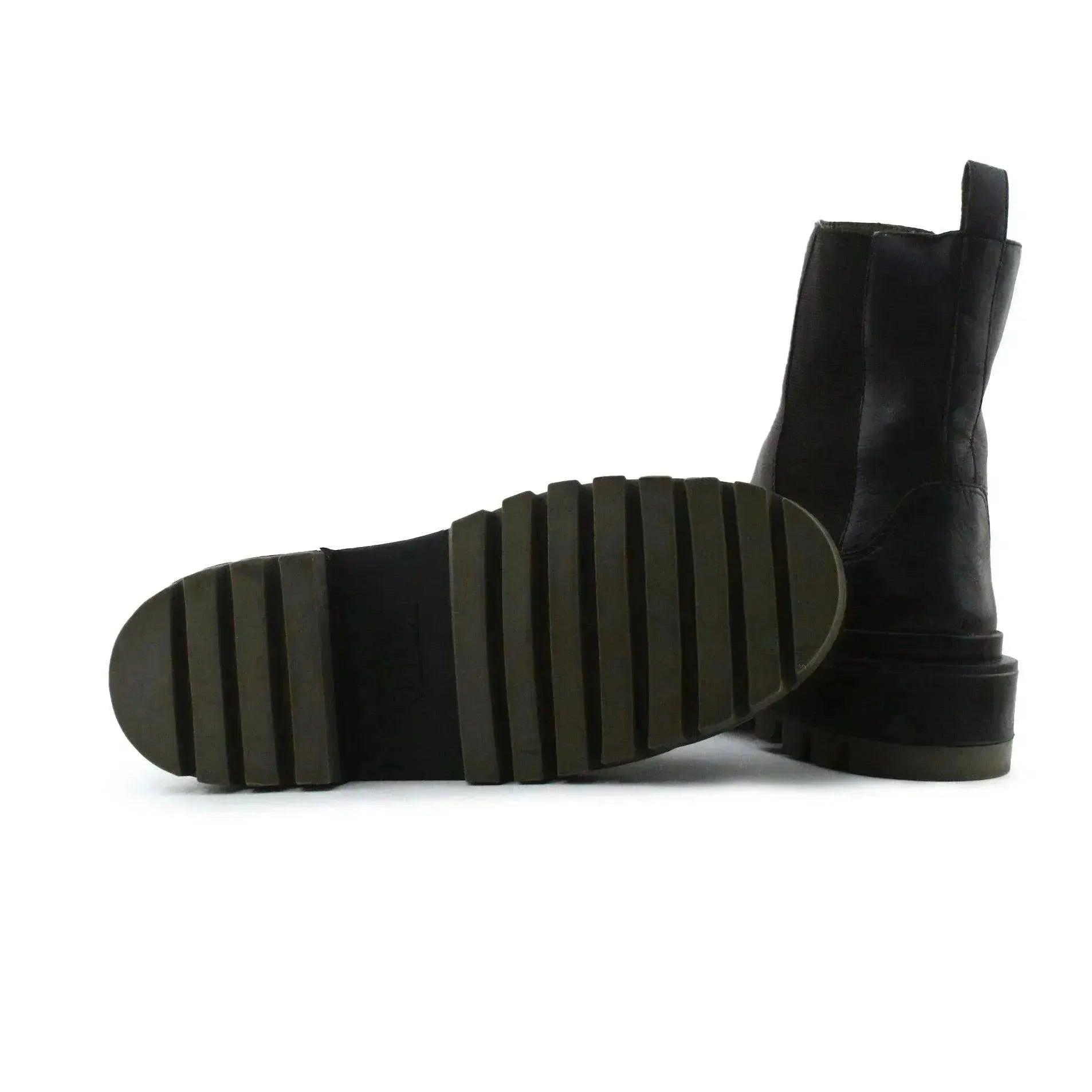 Zara Stretchable Ankle Boots | 100% Authentic Leather - sundaybazar