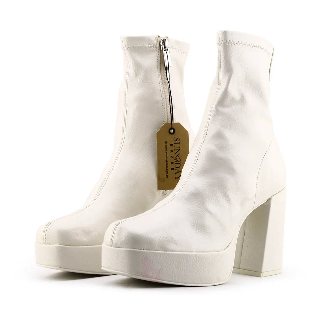 Pull & Bear Zipper Ankle Boot