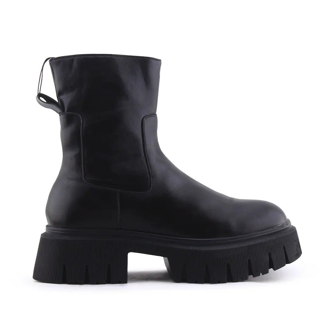 Zara Zipper Ankle Boot | 100% Authentic Leather