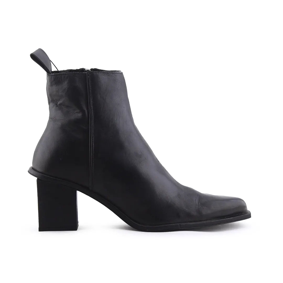 Zara Zipper Ankle Boot | 100% Authentic Leather