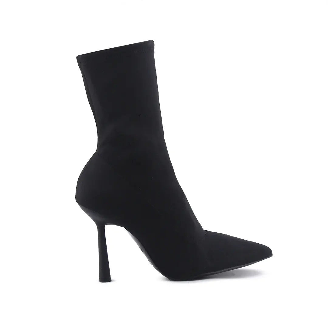 Zara Zipper Textile Ankle Boot