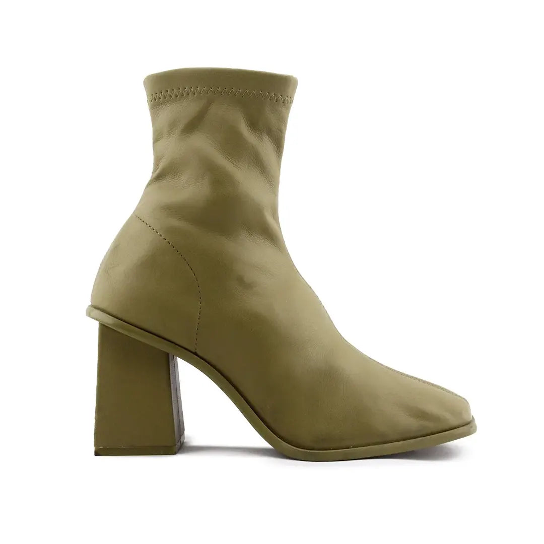 Pull & Bear Zipper Ankle Boot | 100% Authentic Leather