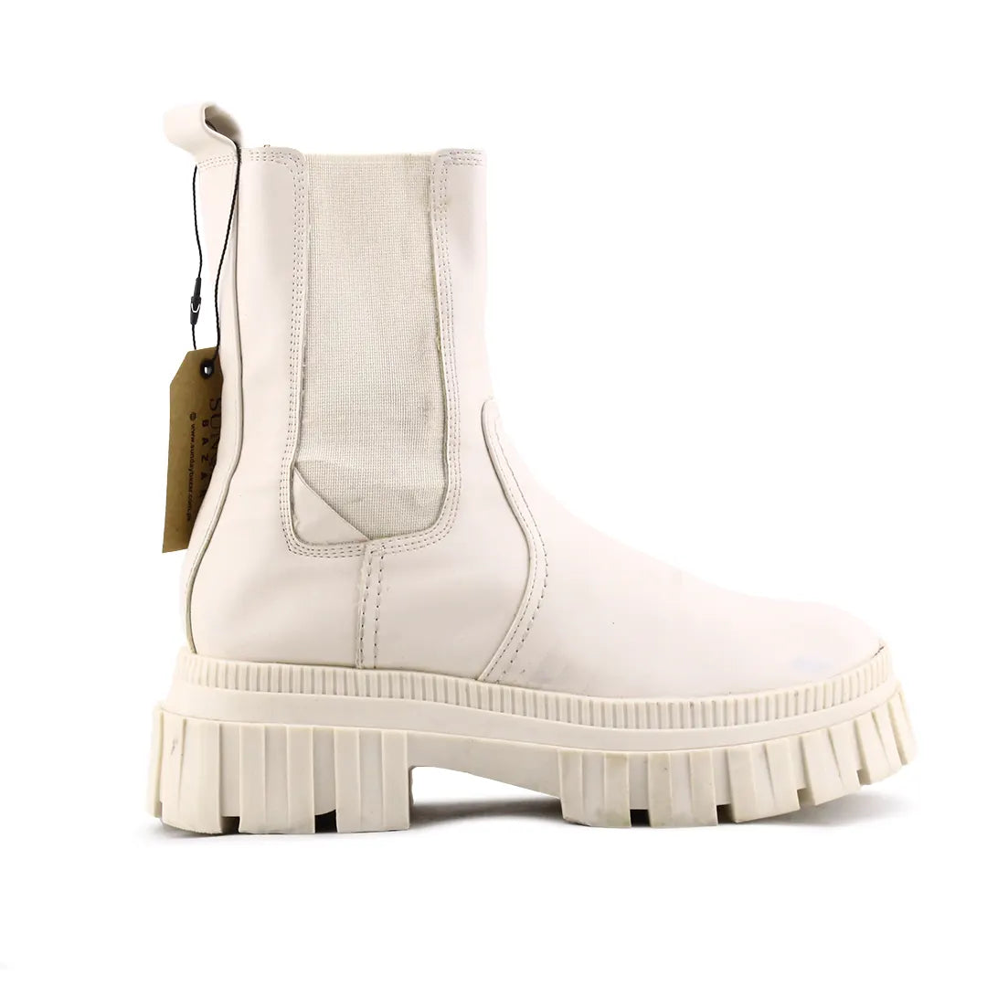Stradivarius Stretchable Ankle Boot | 100% Authentic Leather