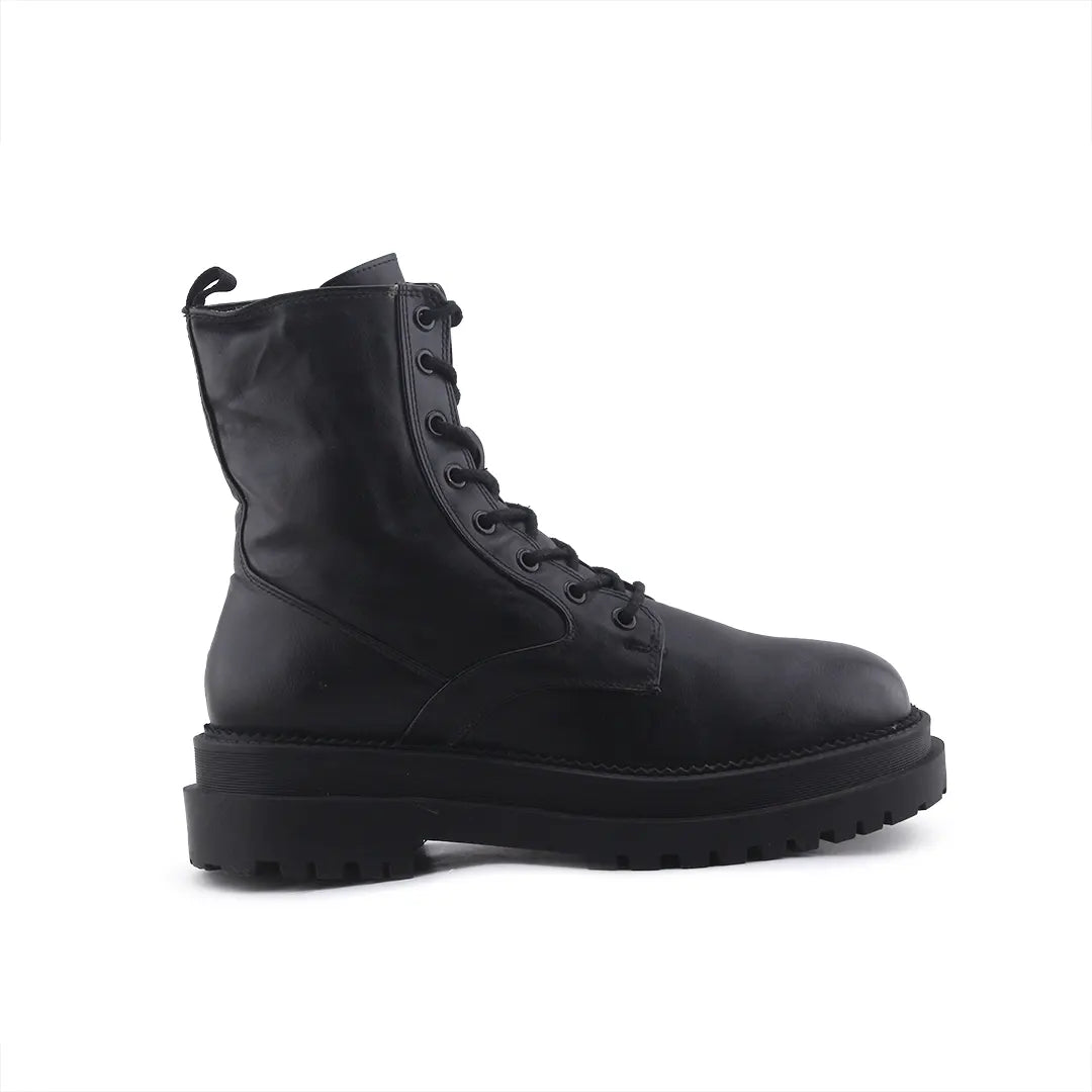 Stradivarius Zipper Lace Up Ankle Boot