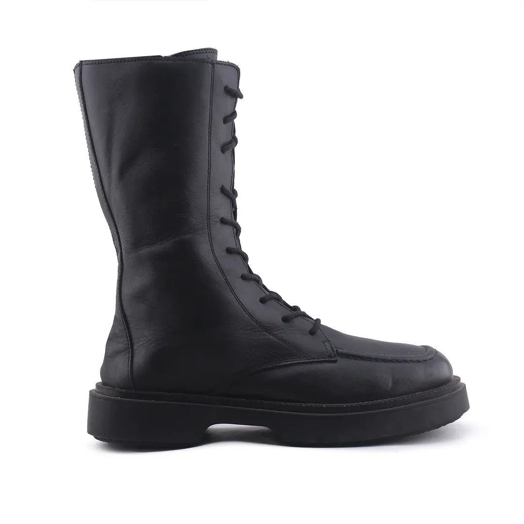 Zara Zipper Lace Up Ankle Boot