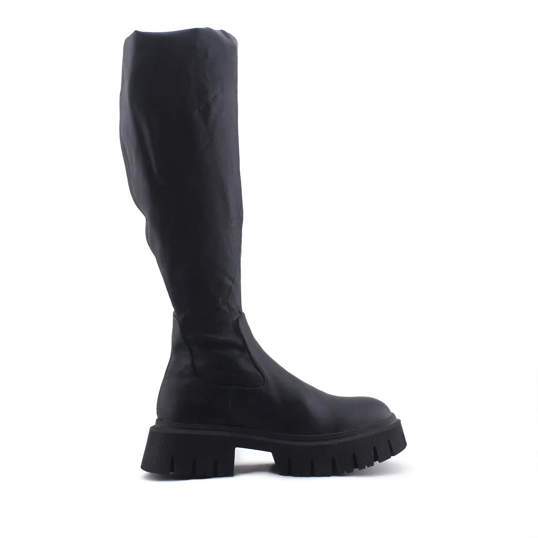 Zara Zipper Thigh high Boot