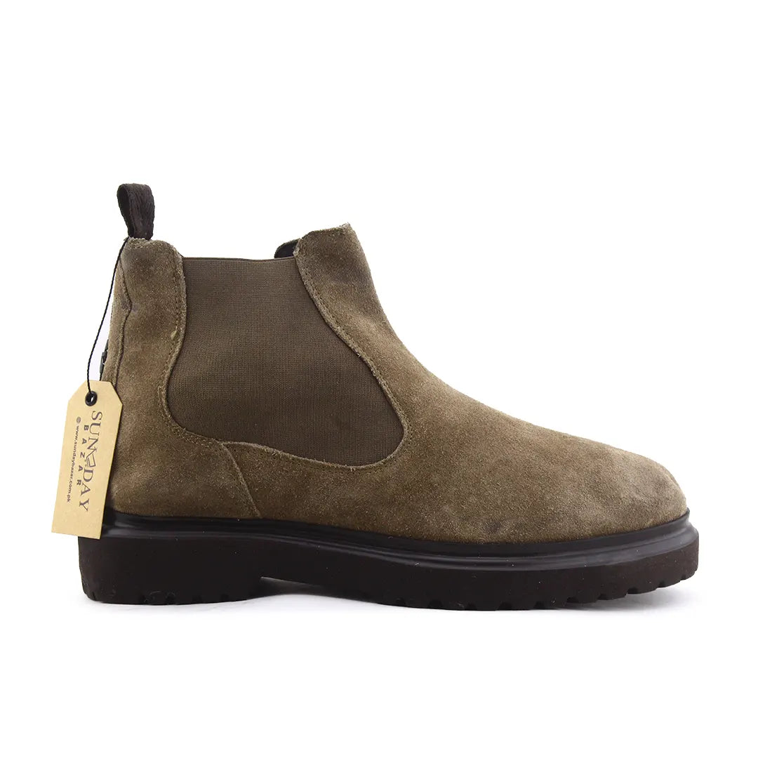Massimo Dutti Stretchable Suede Ankle Boot