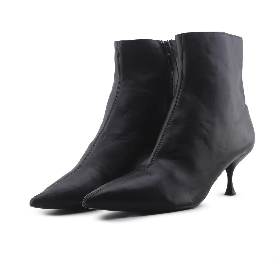 Zara Zipper Ankle Boot