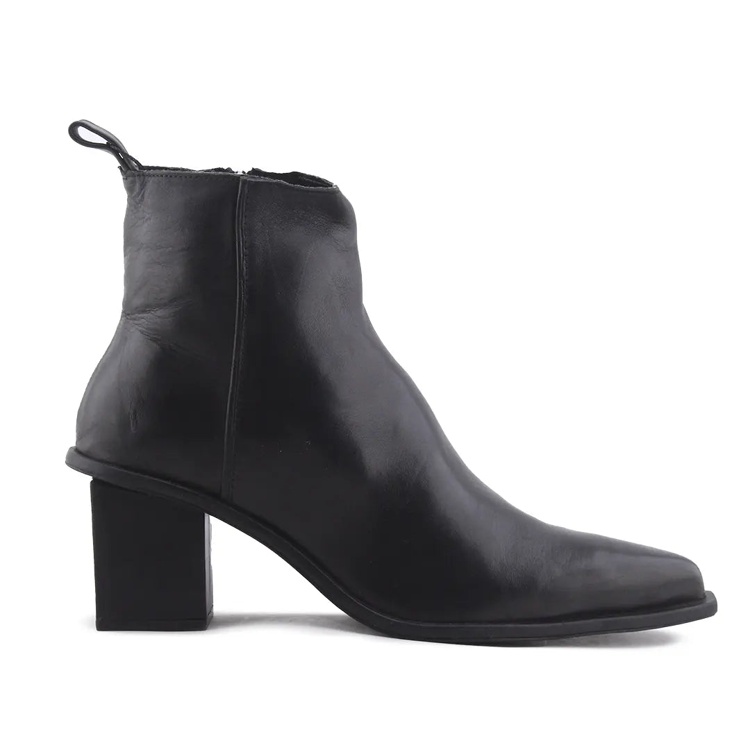 Zara Zipper Ankle Boot | 100% Authentic Leather