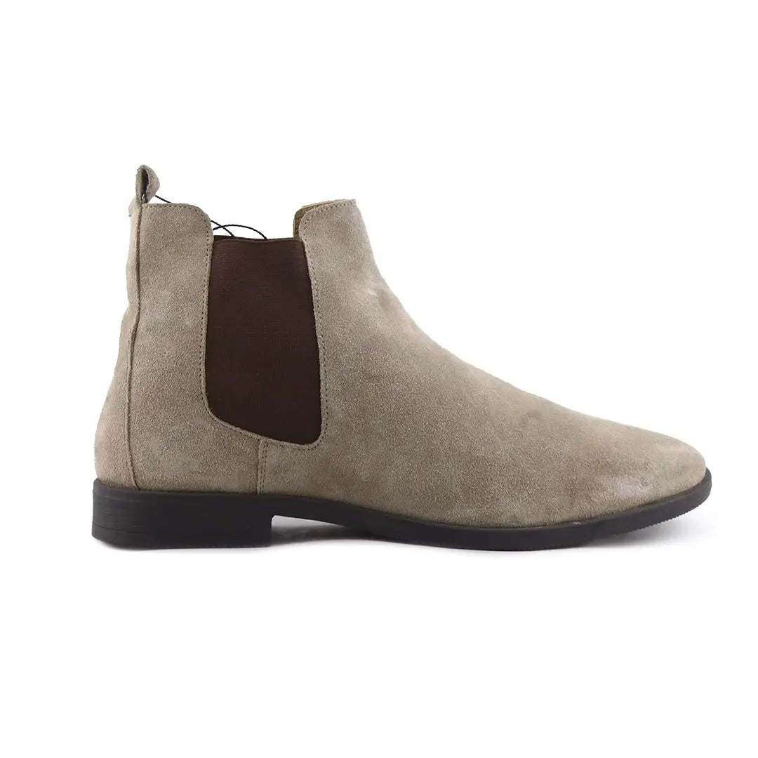 Lefties Stretchable Suede Ankle Boot