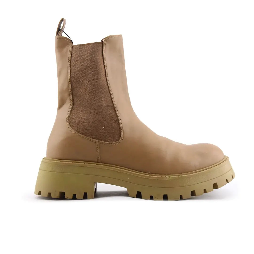 Pull & Bear Stretchable Ankle Boot | 100% Authentic Leather