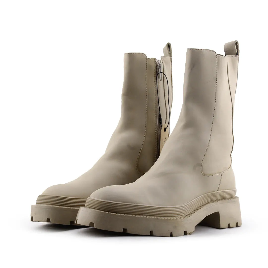 Zara Zipper Ankle Boot | 100% Authentic Leather