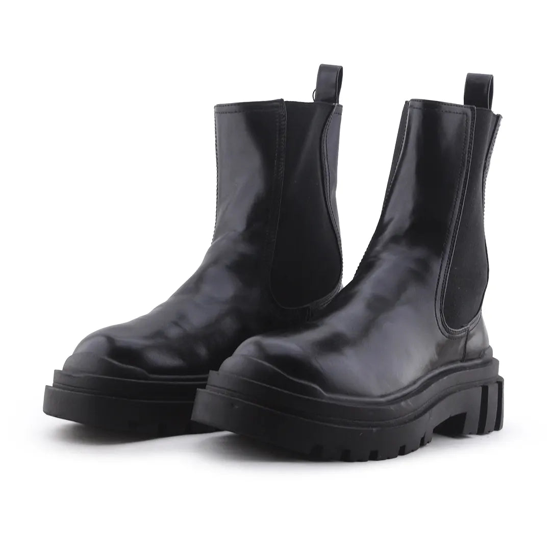 Bershka Stretchable Ankle Boot | 100% Authentic Leather