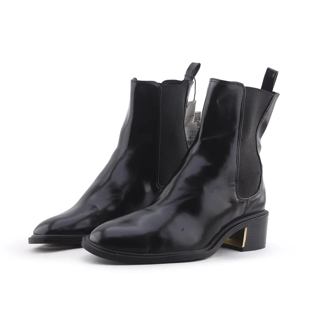 Zara Stretchable Ankle Boot | 100% Authentic Leather