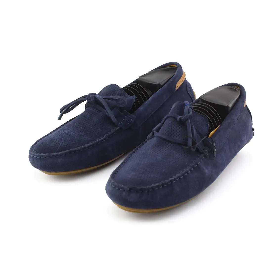 Zara Suede Penny Loaferss