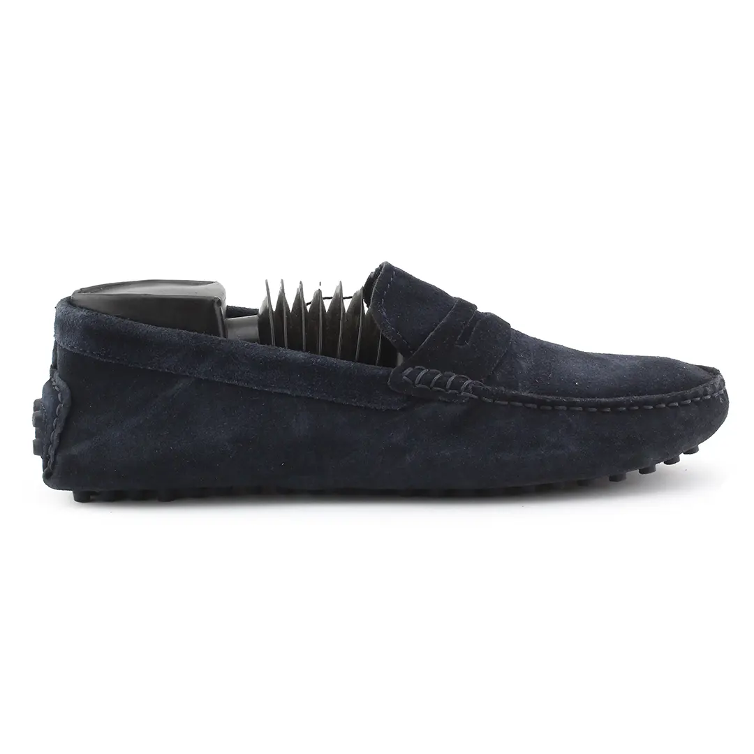 Zara Suede Penny Loafers