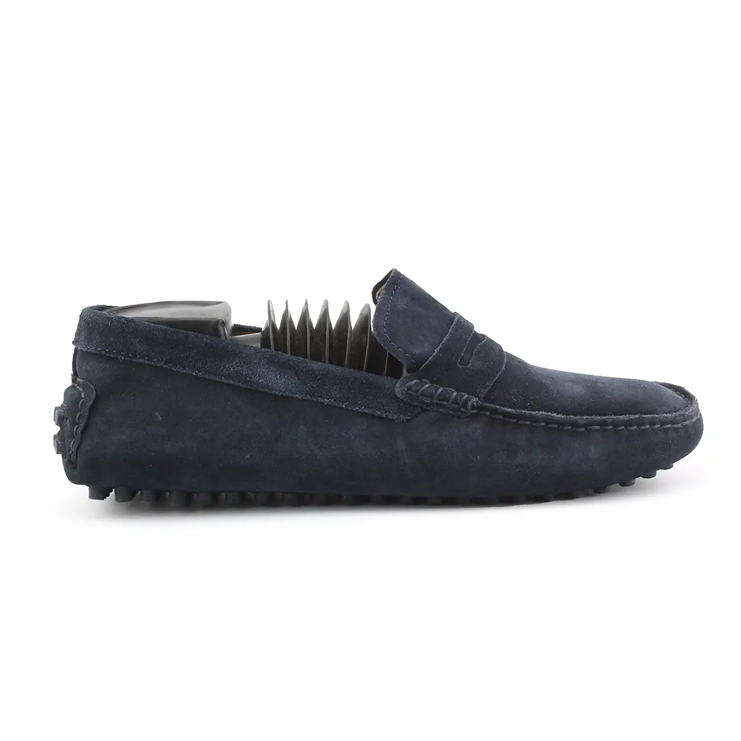 Zara Suede Penny Loafers