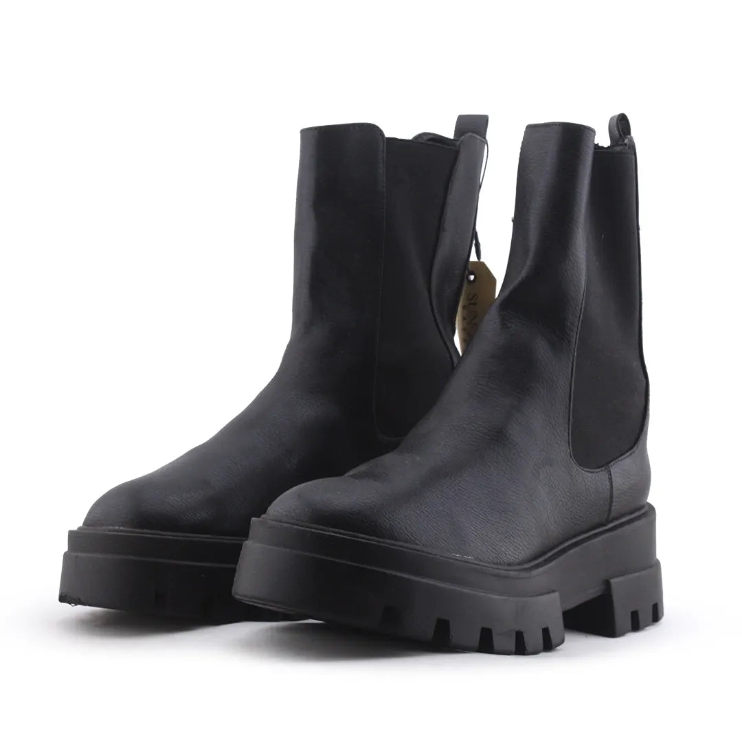 Pull & Bear Stretchable Ankle Boot | 100% Authentic Leather