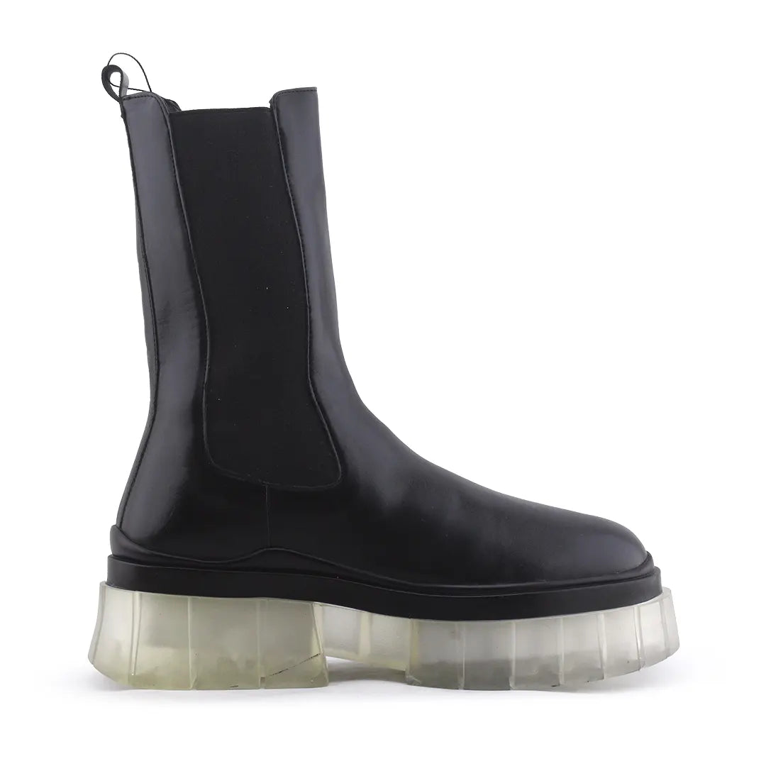 Bershka Stretchable Ankle Boot | 100% Authentic Leather