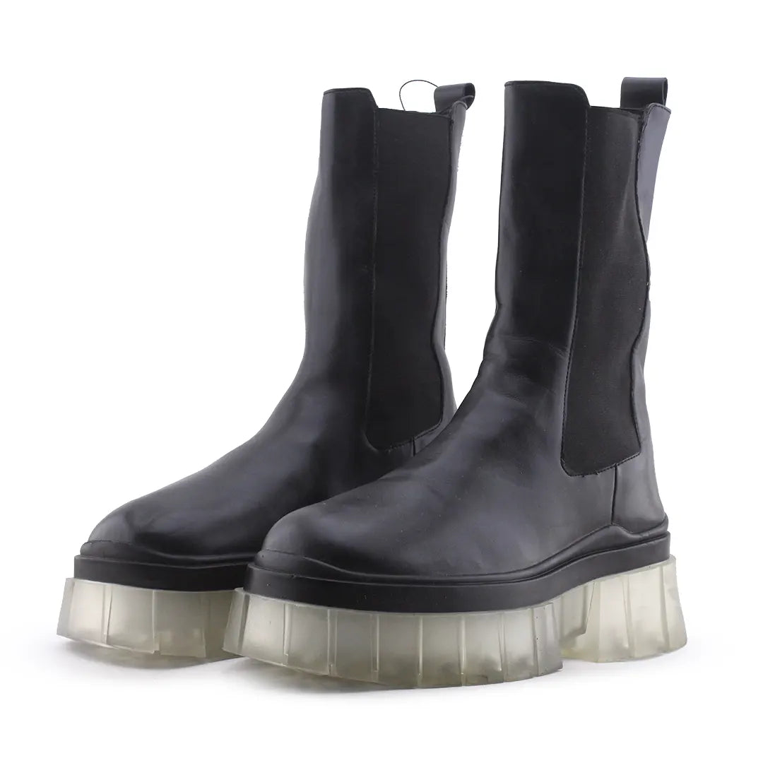 Bershka Stretchable Ankle Boot | 100% Authentic Leather