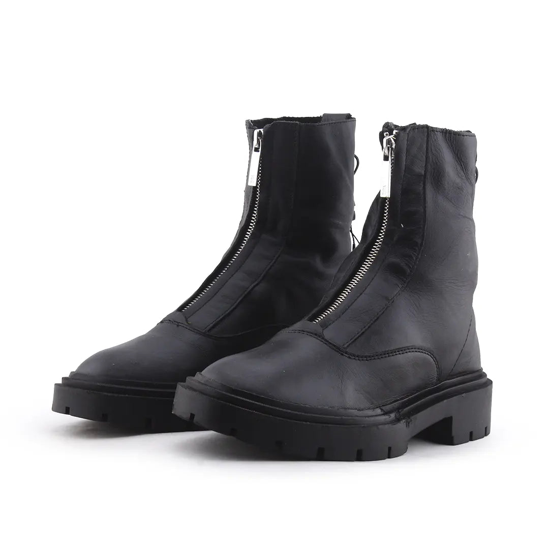 Zara Zipper Ankle Boot | 100% Authentic Leather