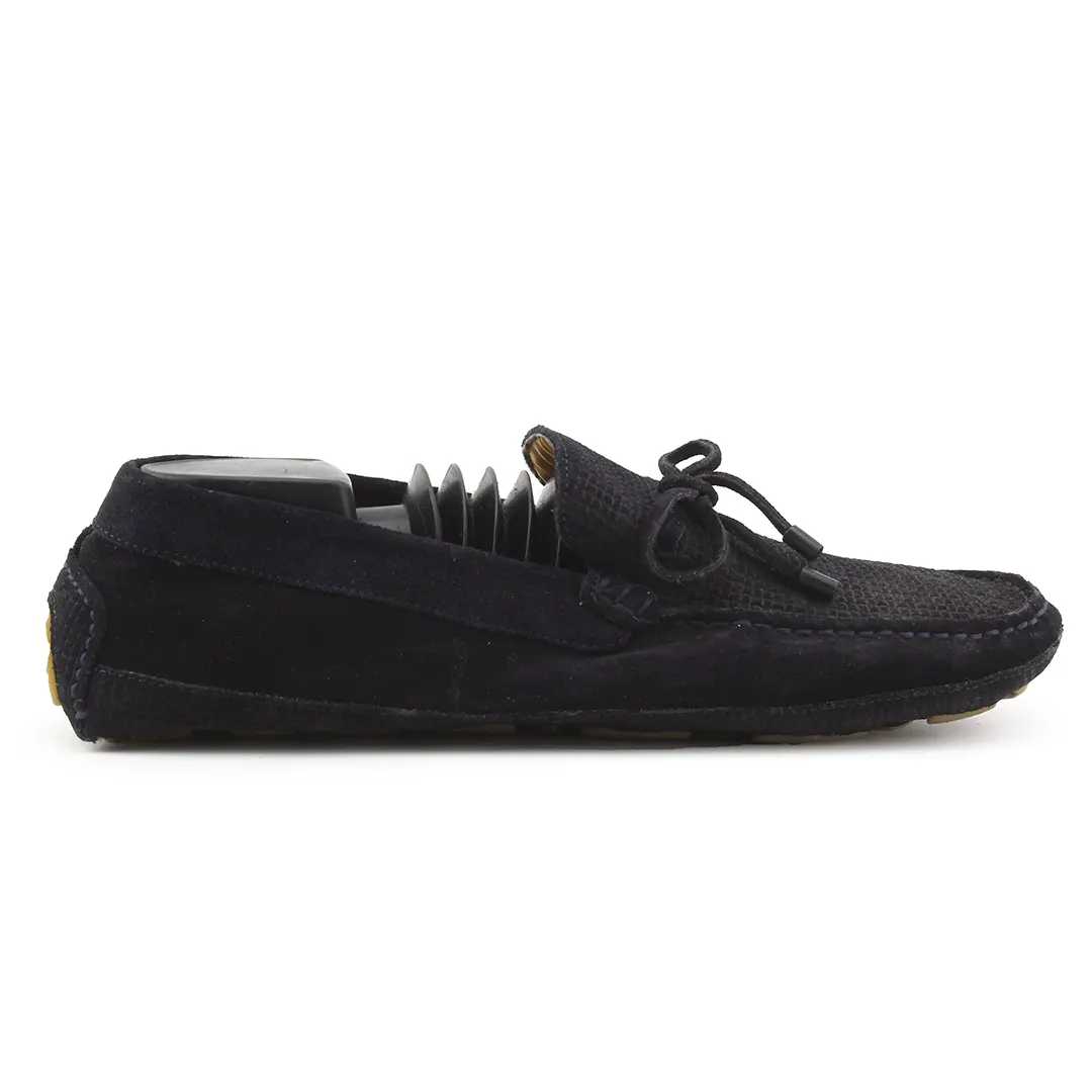Zara Suede Penny Loafers