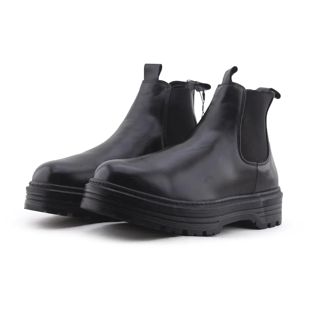 Bershka Stretchable Ankle Boot | 100% Authentic Leather