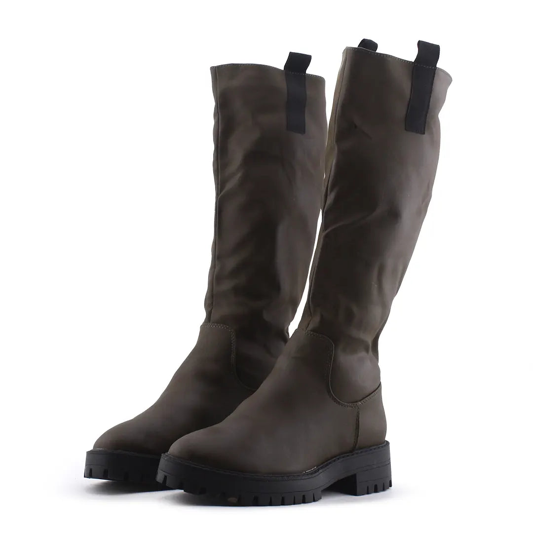Pull & Bear Knee High Boot | 100% Authentic Leather