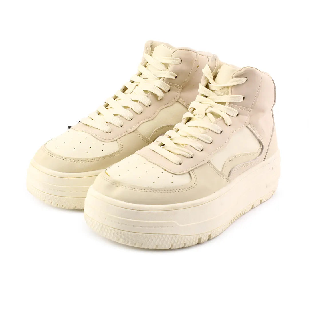 Bershka High Top Lace Up Shoes