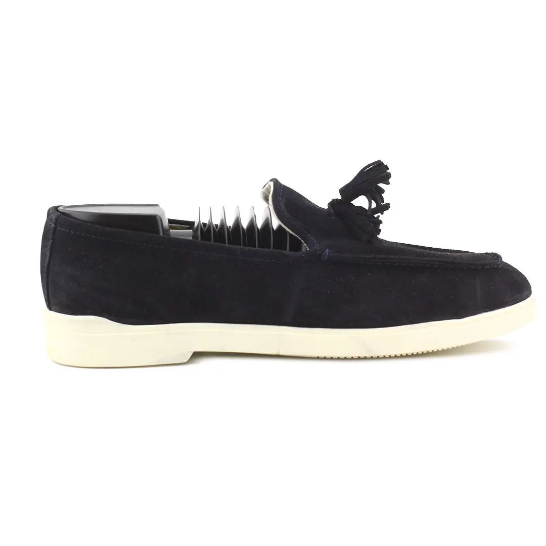 Zara Suede Penny Loafers