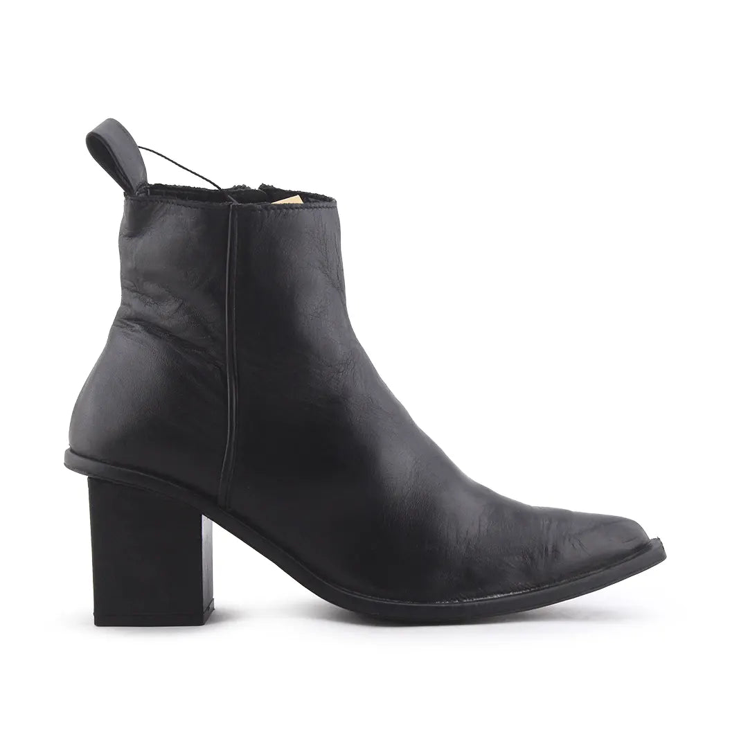 Zara Zipper Ankle Boot | 100% Authentic Leather