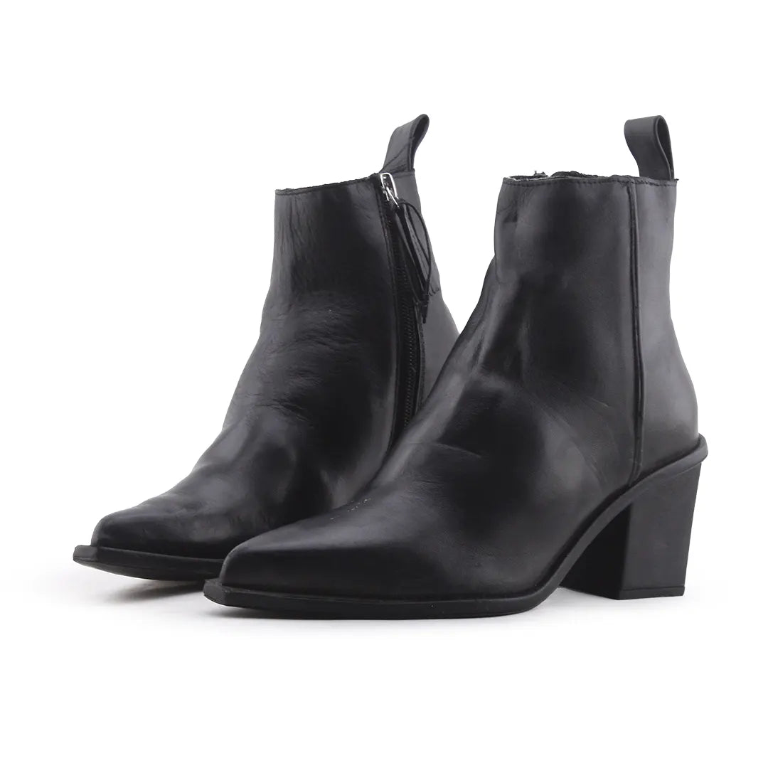 Zara Zipper Ankle Boot | 100% Authentic Leather