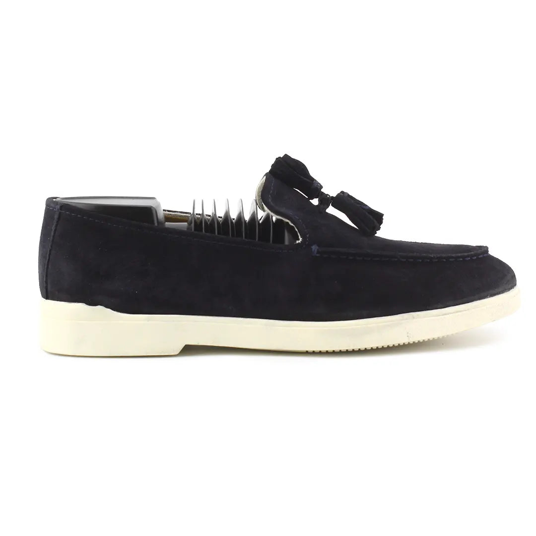 Zara Suede Penny Loafers