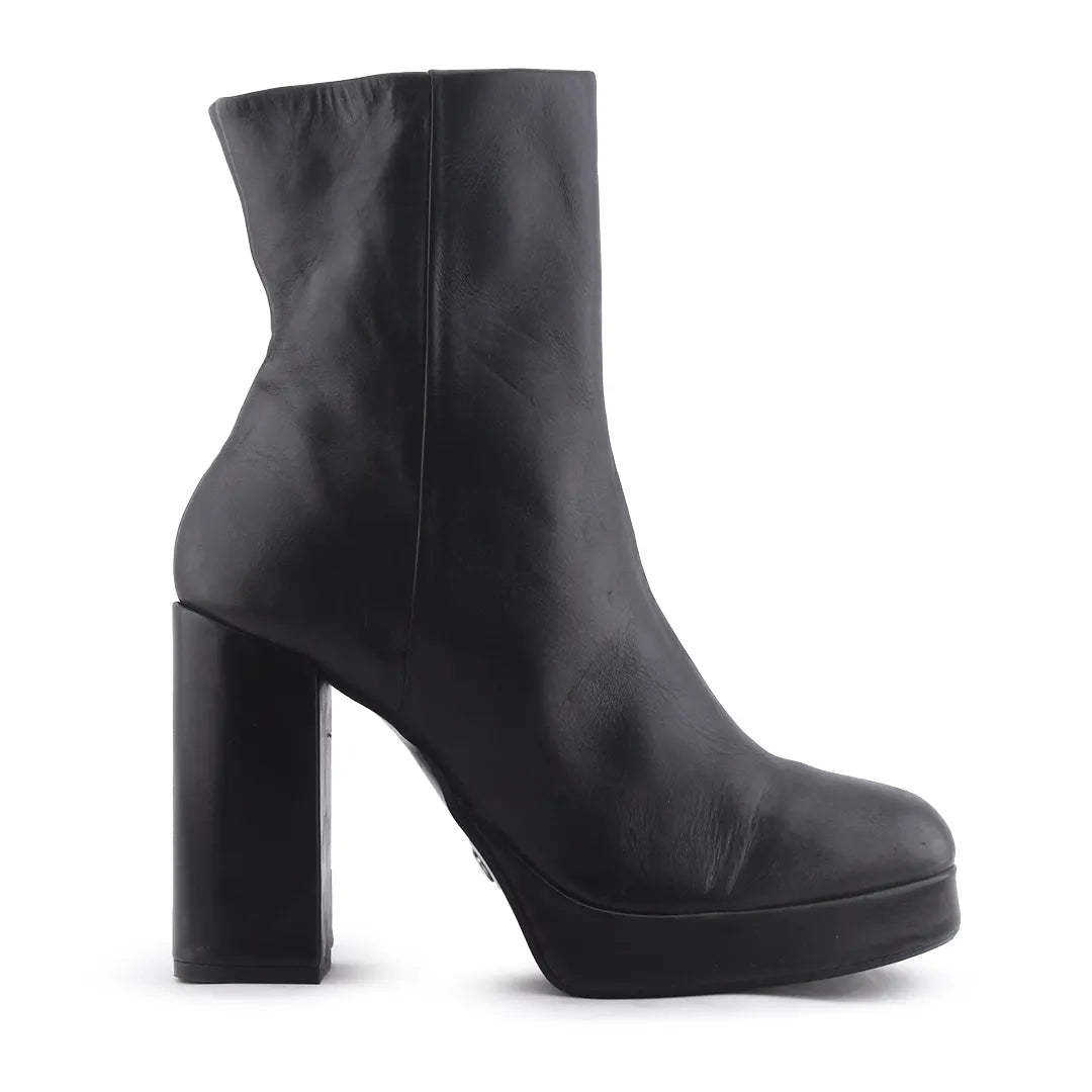 Zara Zipper Ankle Boot | 100% Authentic Leather
