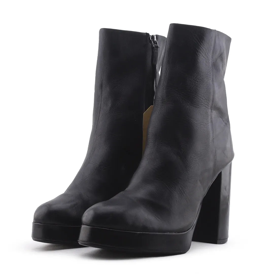Zara Zipper Ankle Boot | 100% Authentic Leather