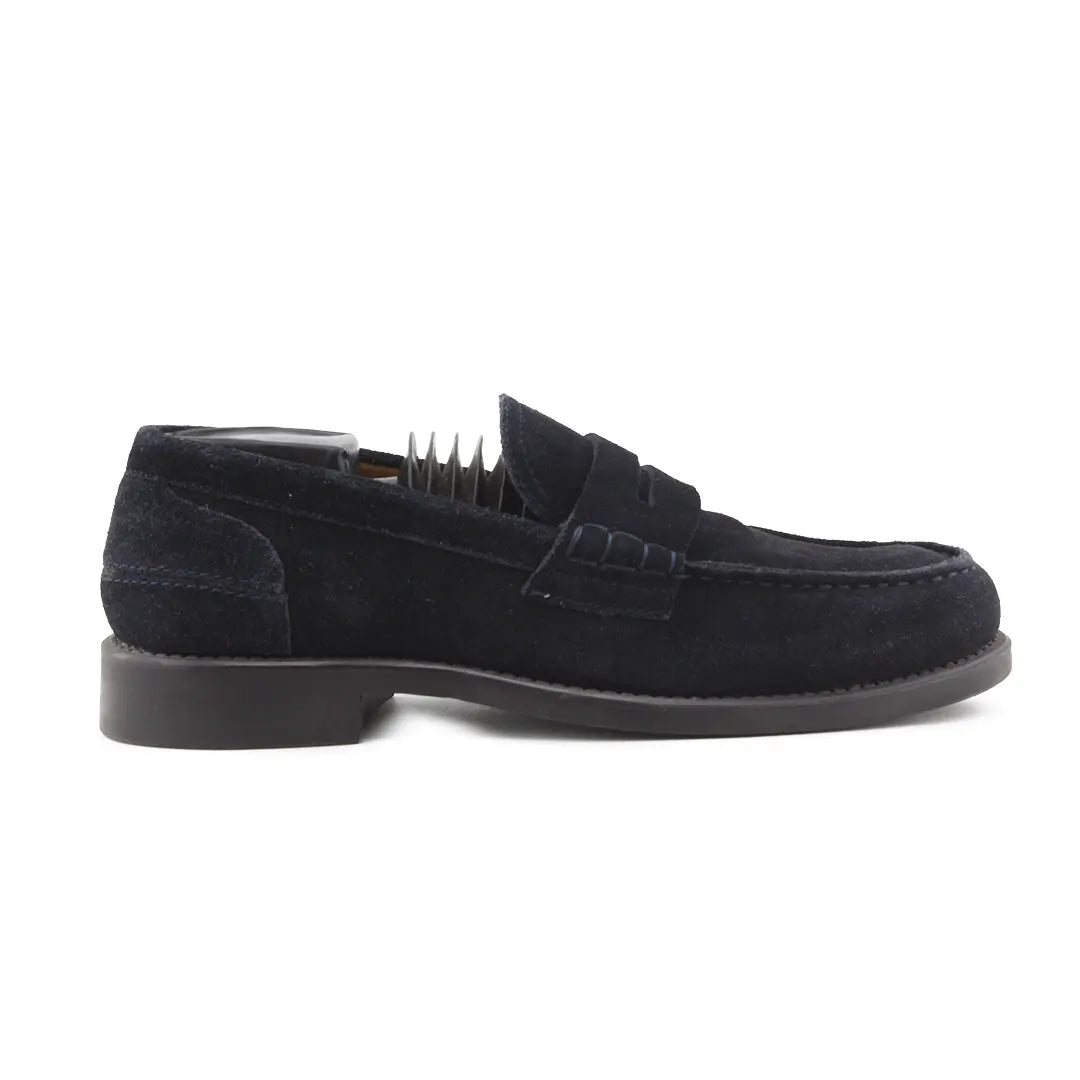 Zara Suede Penny Loafers