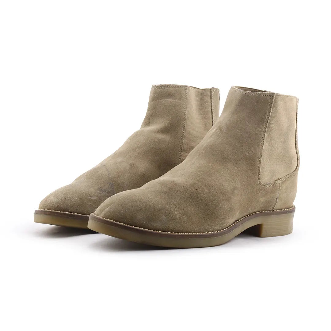 Zara Stretchable Suede Ankle Boot