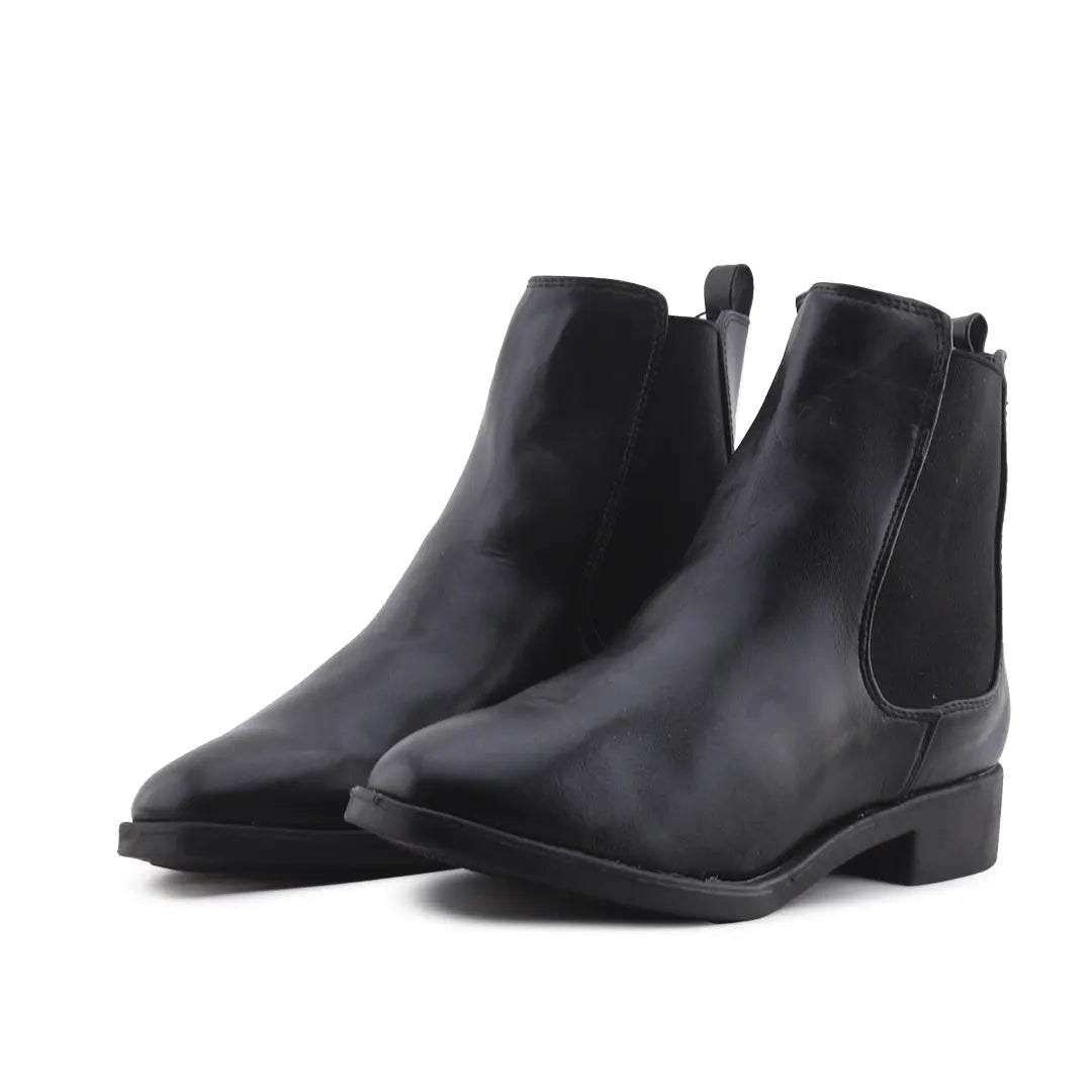 Lefties Stretchable Ankle Boot | 100% Authentic Leather