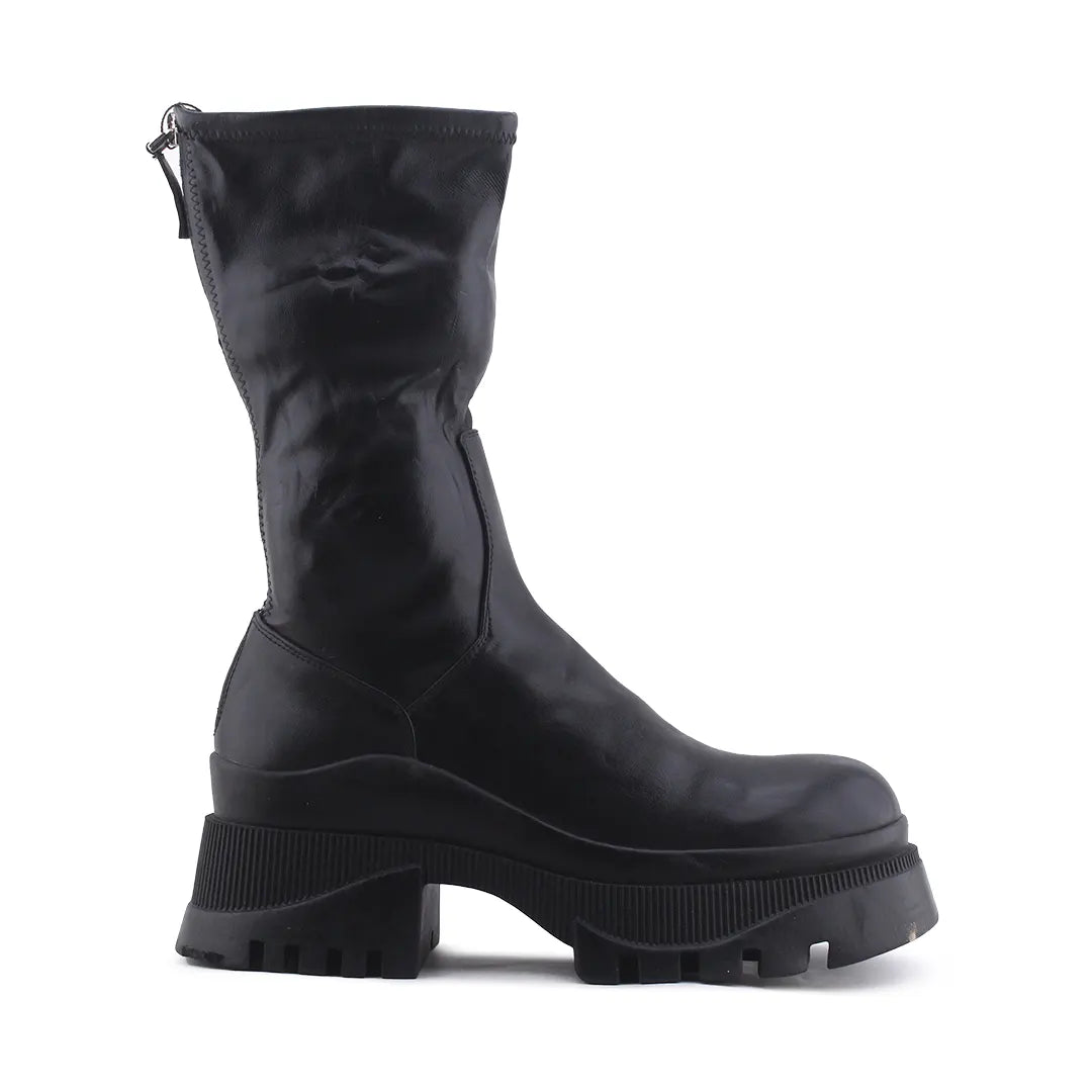 Zara Zipper Ankle Boot | 100% Authentic Leather