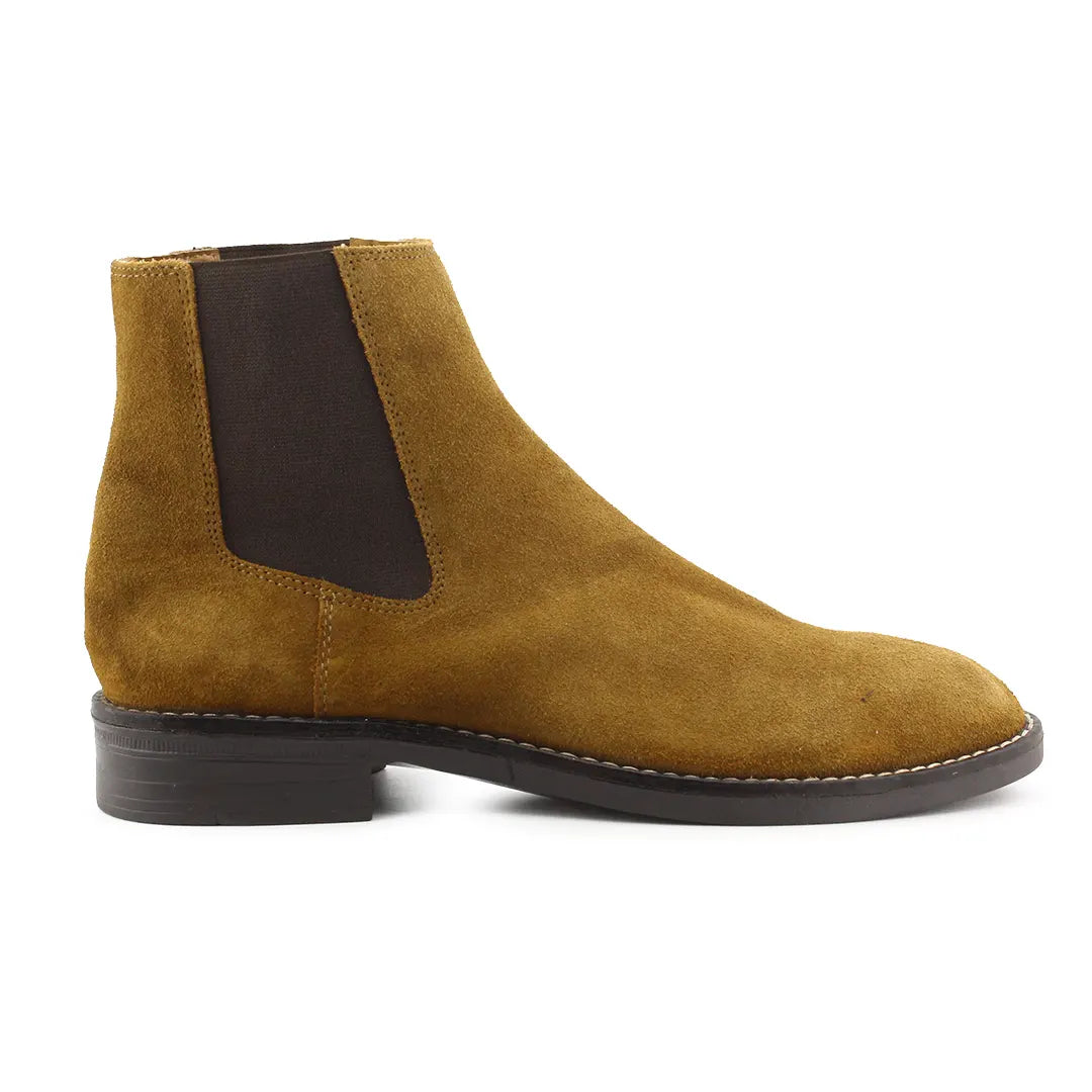 Zara Suede Chelsea Ankle Boot