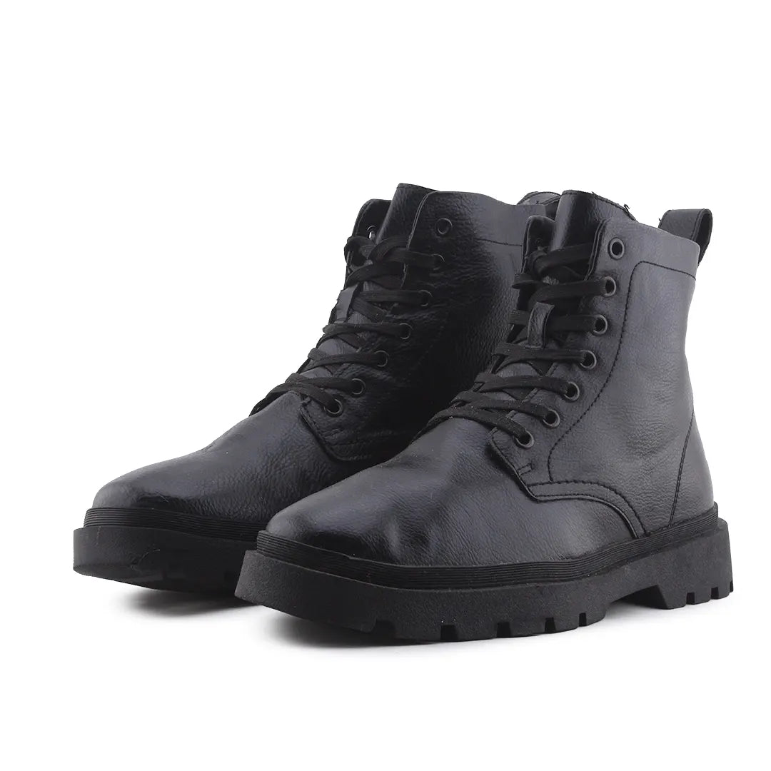 Zara Lace Up Ankle Boot | 100% Authentic Leather