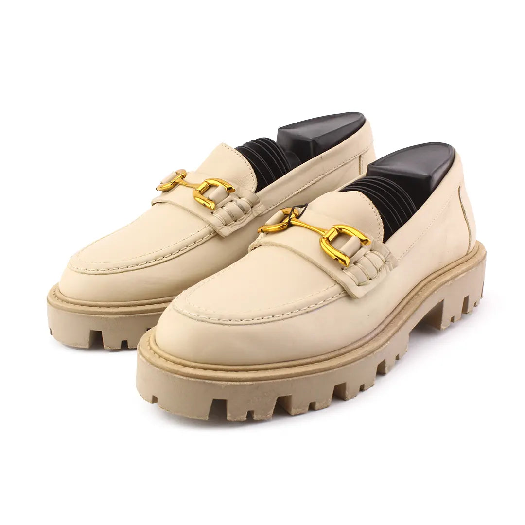 Zara Penny Strap Loafers