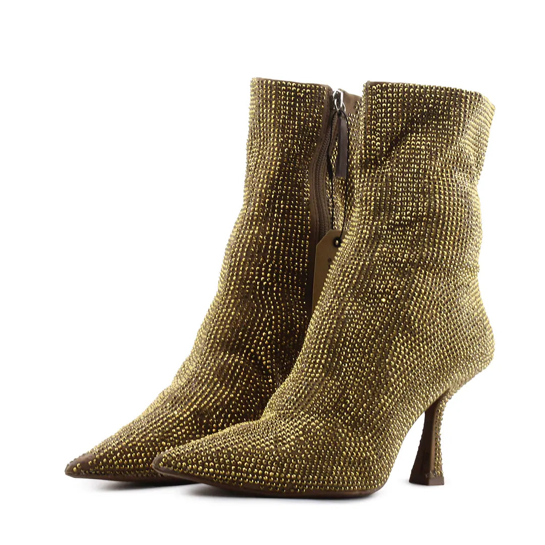 Zara Zipper Ankle Boot