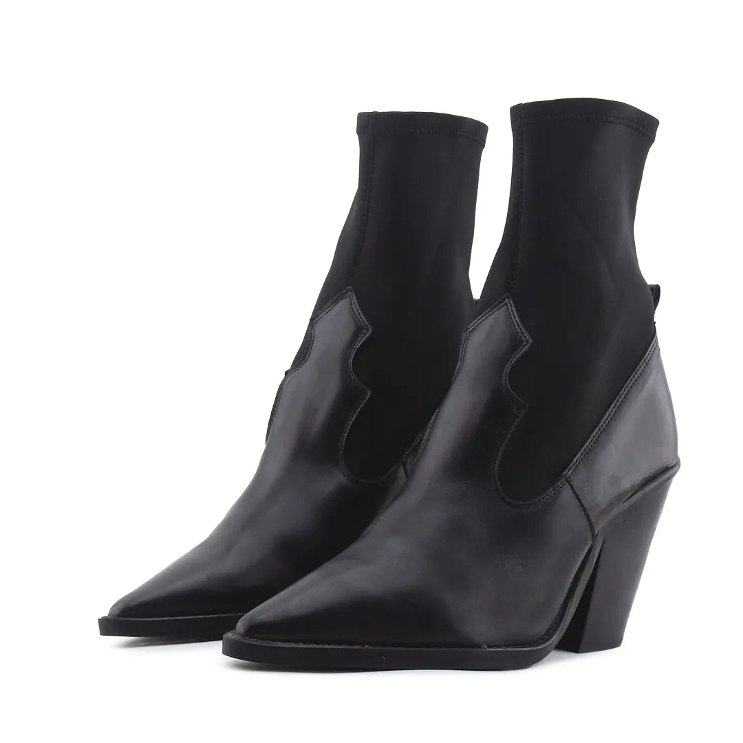 Mango Stretchable Ankle Boot | 100% Authentic Leather
