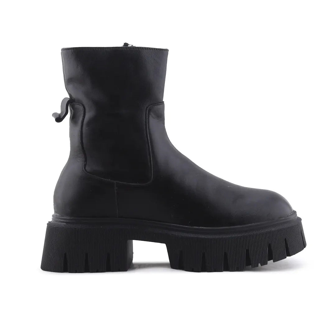 Zara Zipper Ankle Boot | 100% Authentic Leather