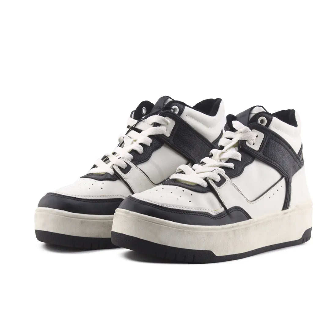 Stradivarius High Top Lace Up Shoes